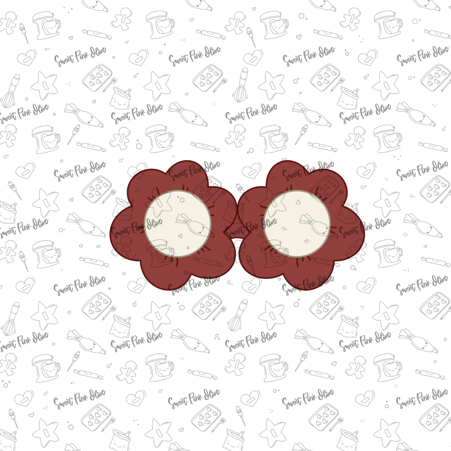 Flower Sunglasses 2 STL