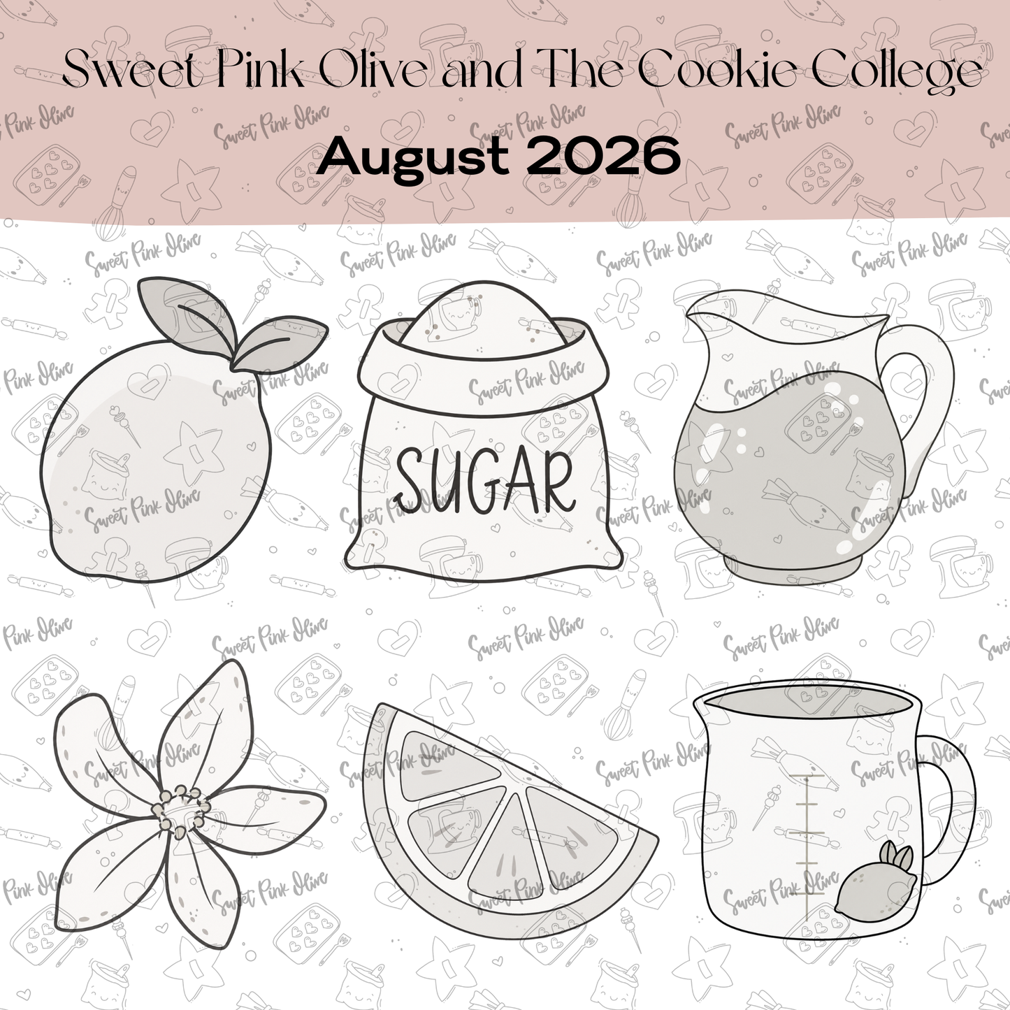 Sugar Cookie Marketing August 2026 STL Digital Download (