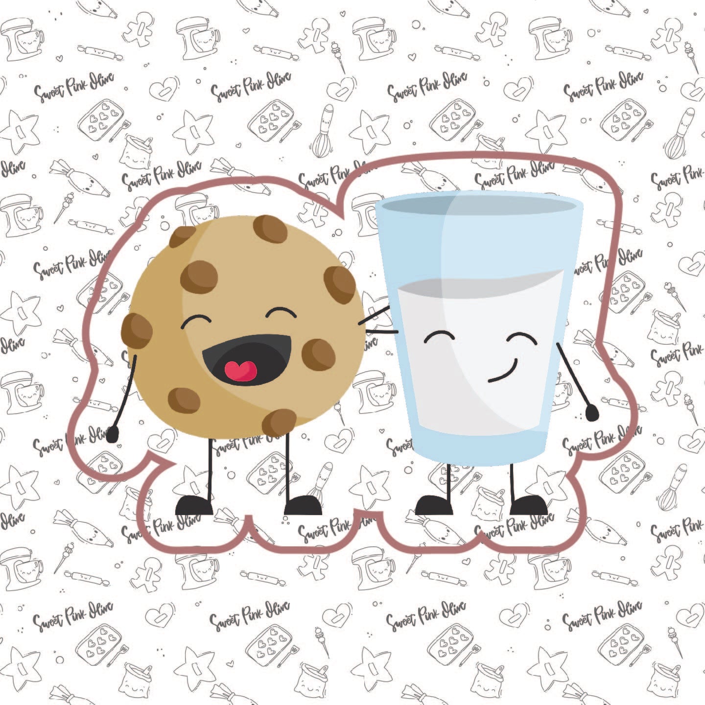 Chocolate Chip Cookie and Milk