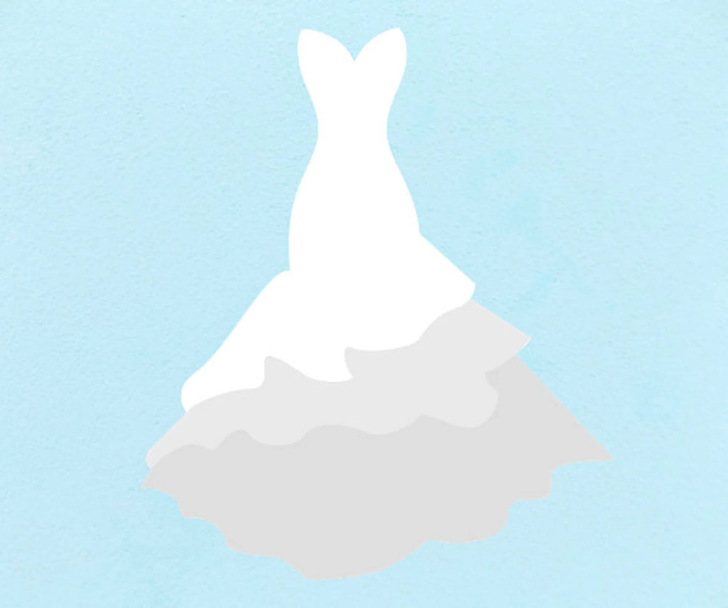 Wedding Ruffled Dress 5