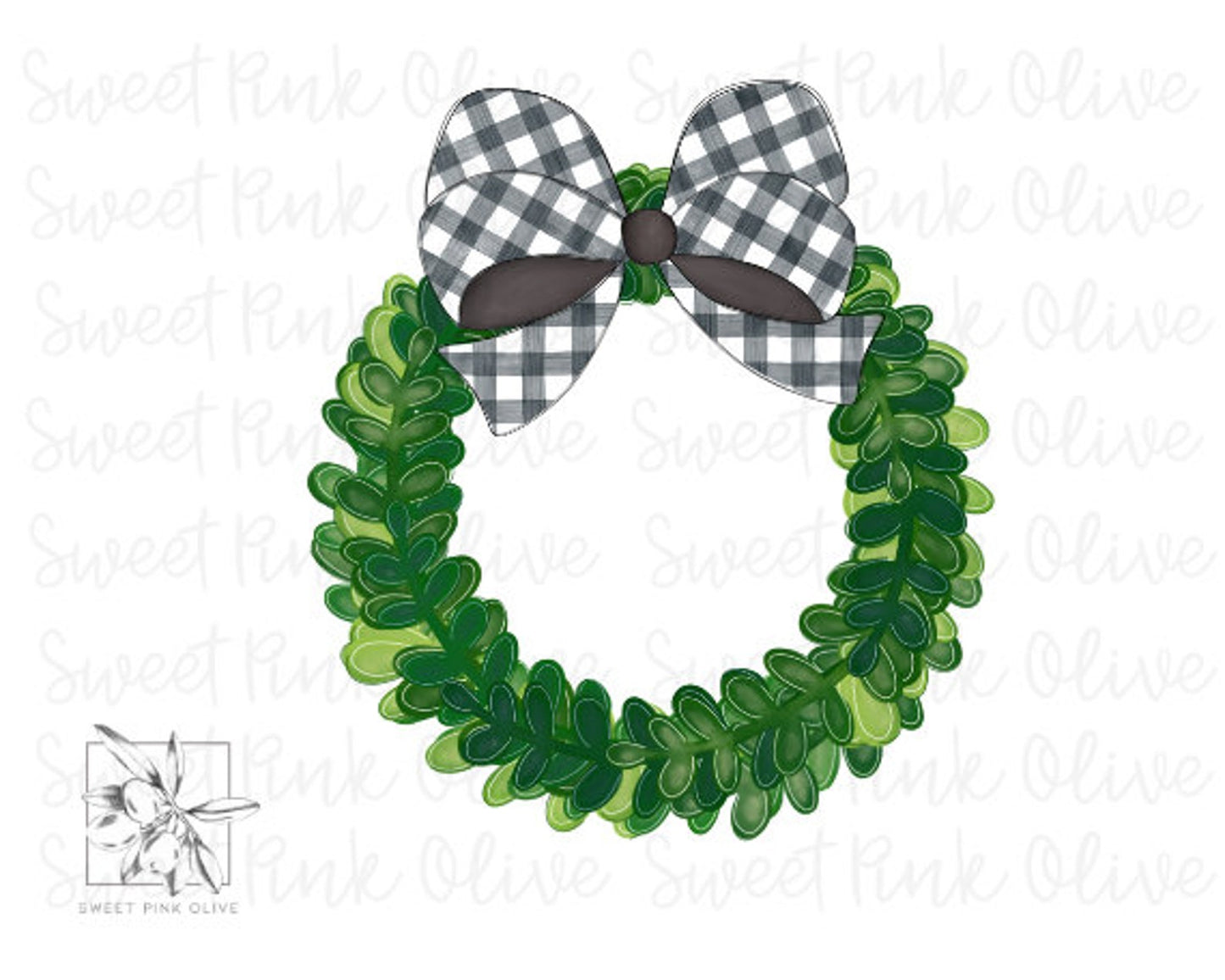 Wreath with Bow 2