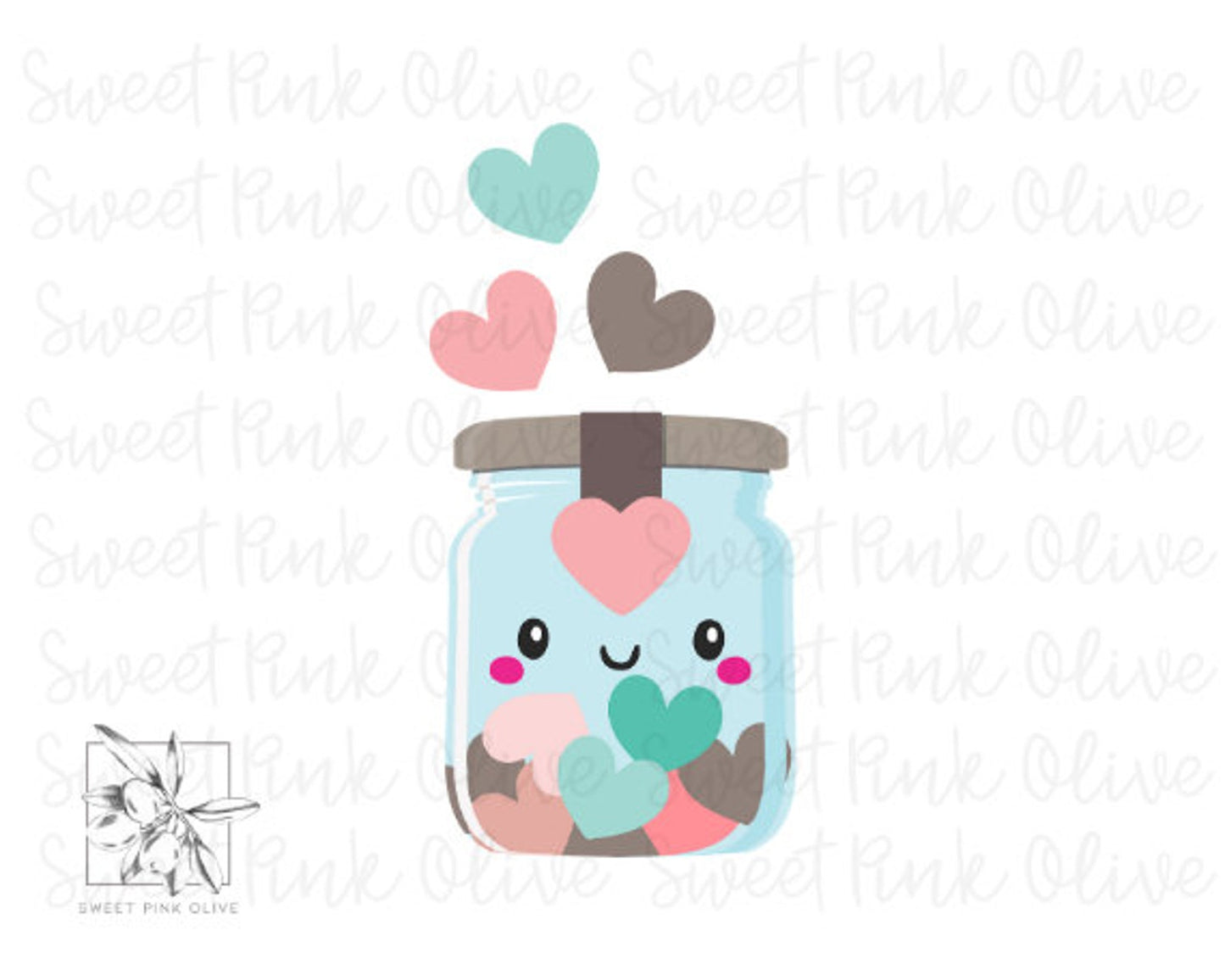 Valentine Jar of Hearts
