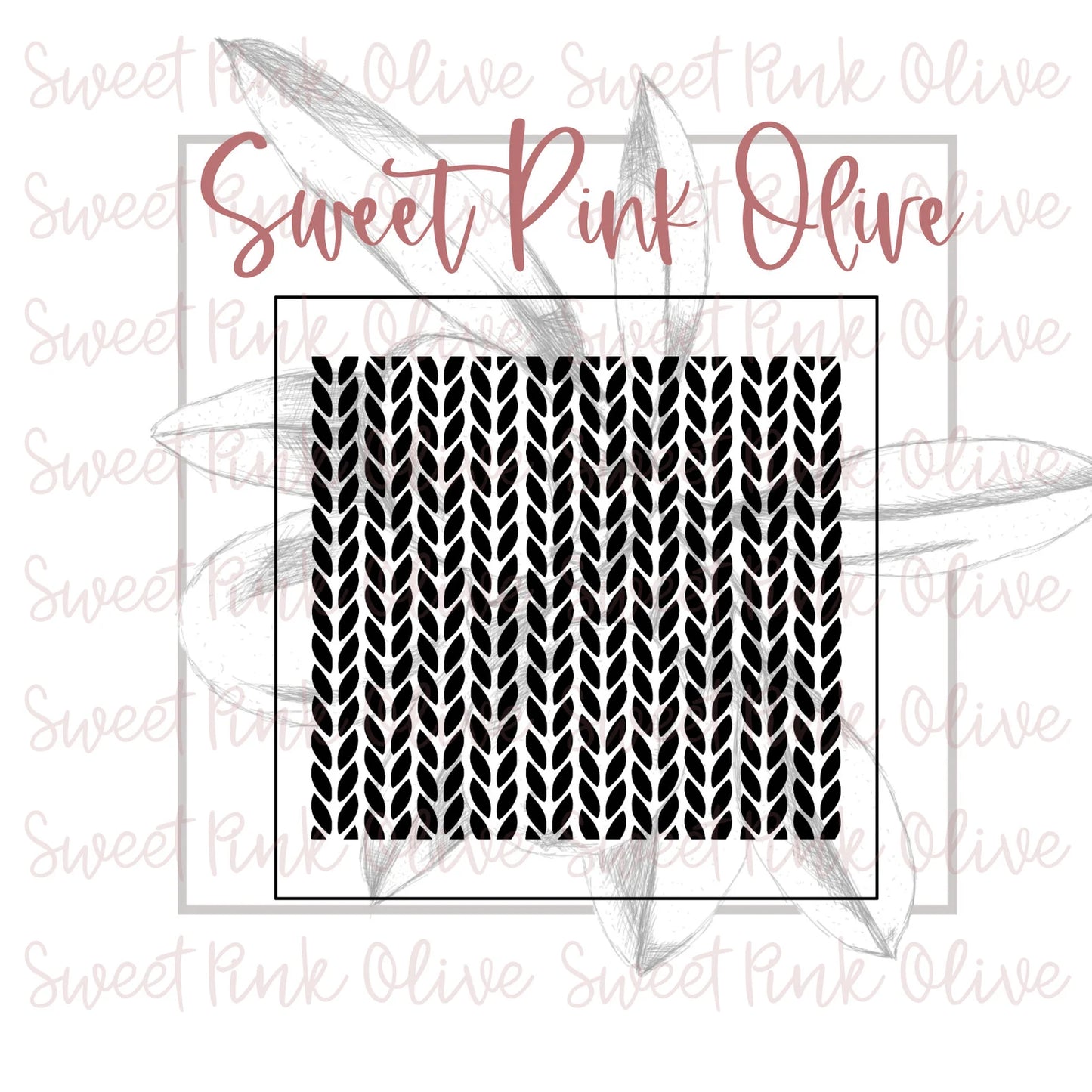 Sweater Pattern 3 Stencil