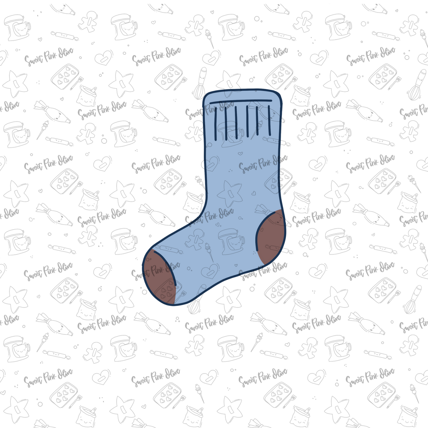 Long Winter Sock STL File