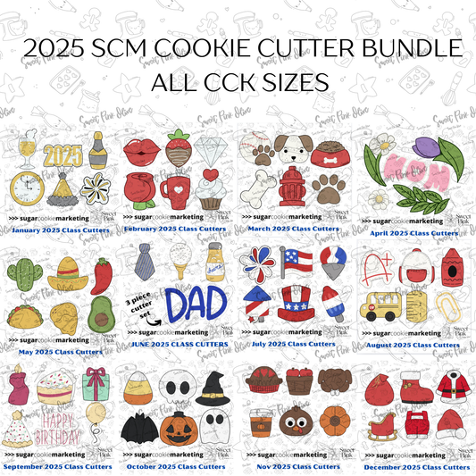 Sugar Cookie Marketing 2025 Cookie Class STL Bundle Files