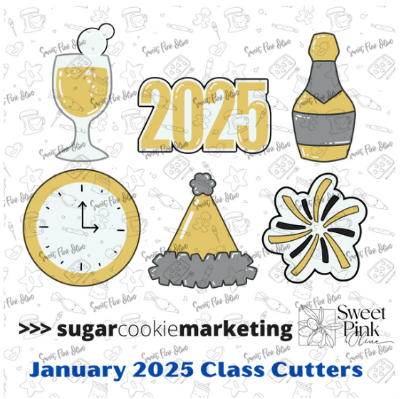 Sugar Cookie Marketing Jan 2025 Set STL Digital Download