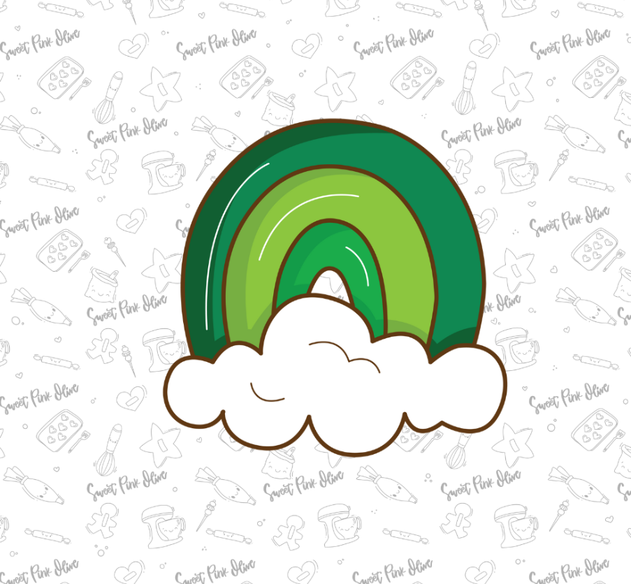 Rainbow with Clouds STL