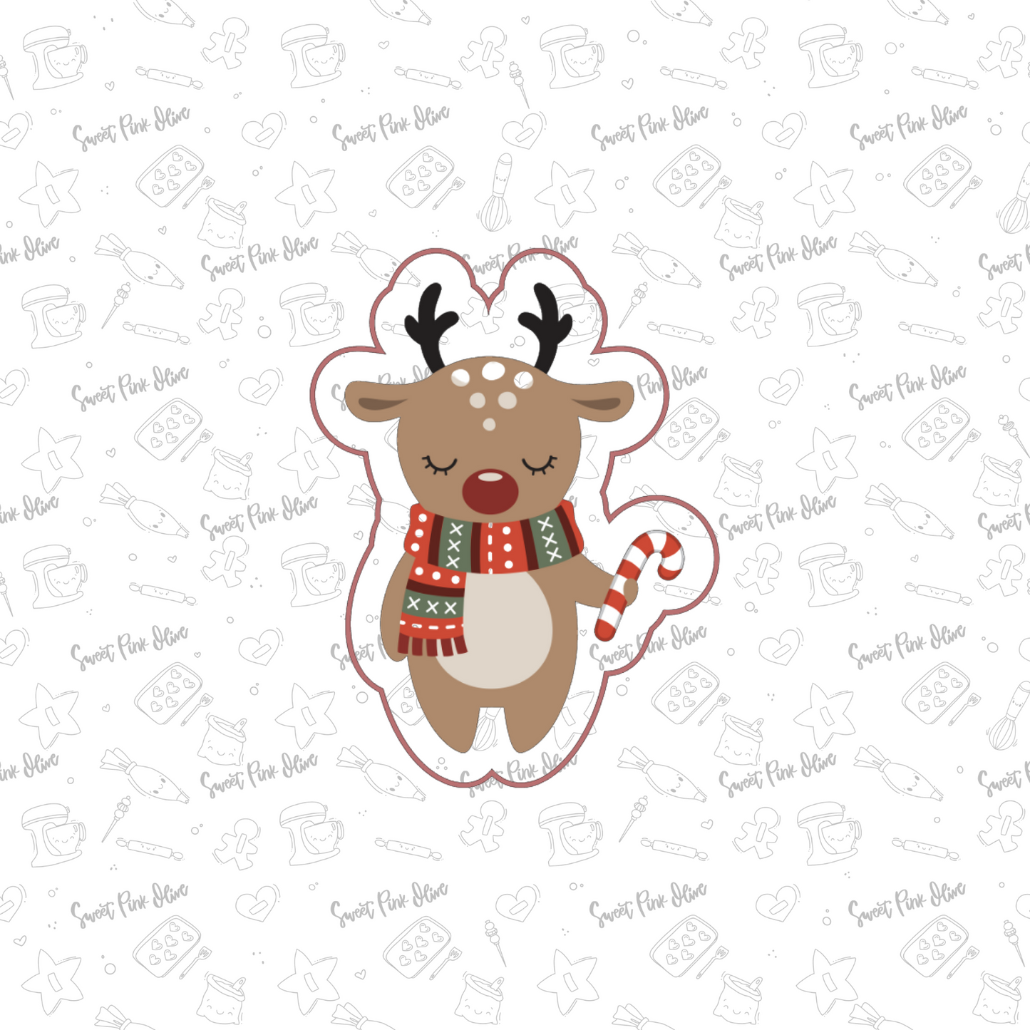 Reindeer w/ Scarf