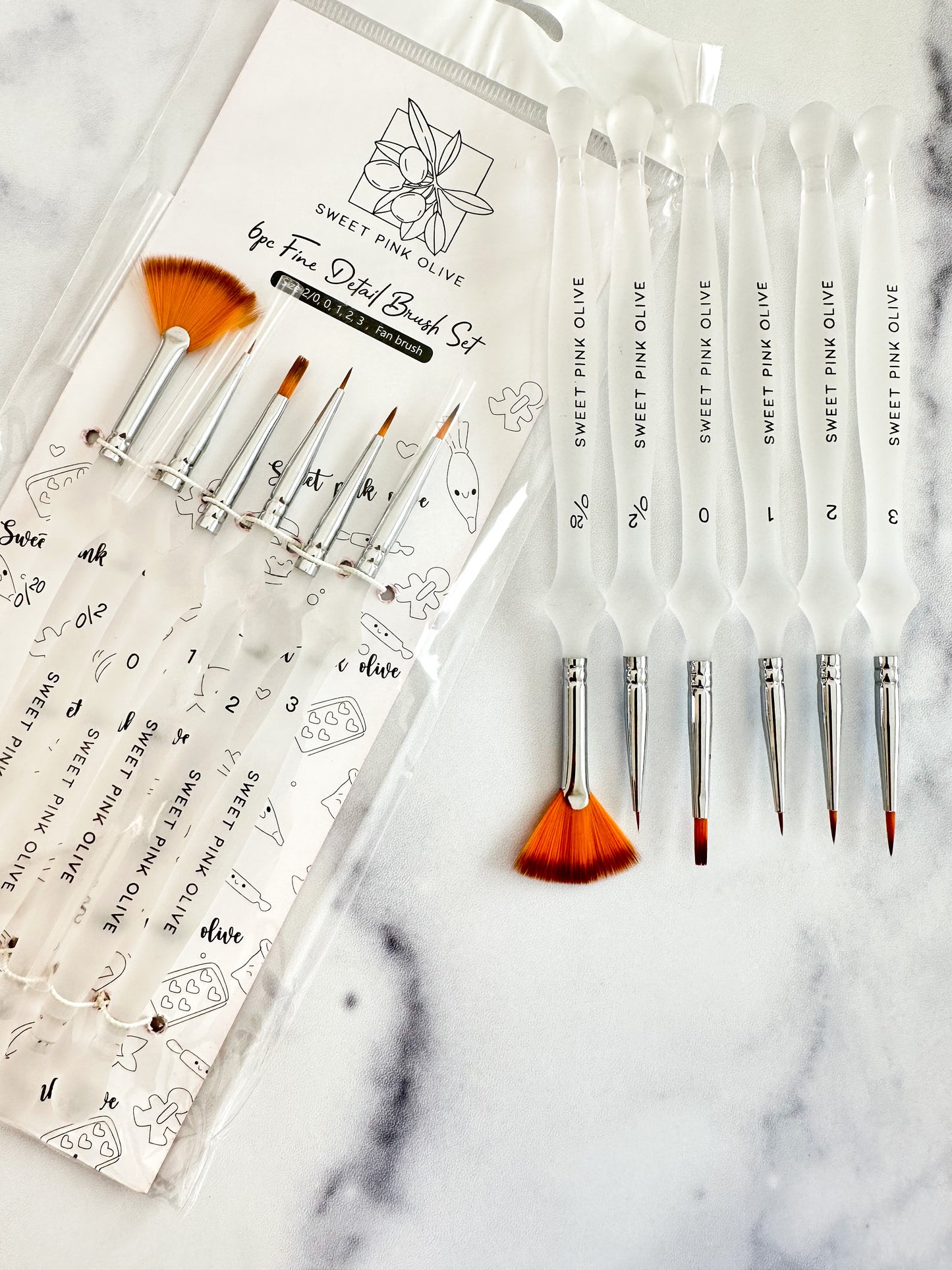 6 Piece Detailed Brush Set