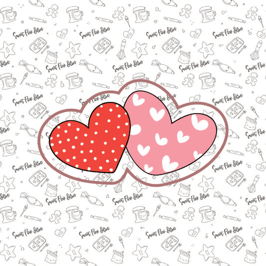 Double Valentine Hearts