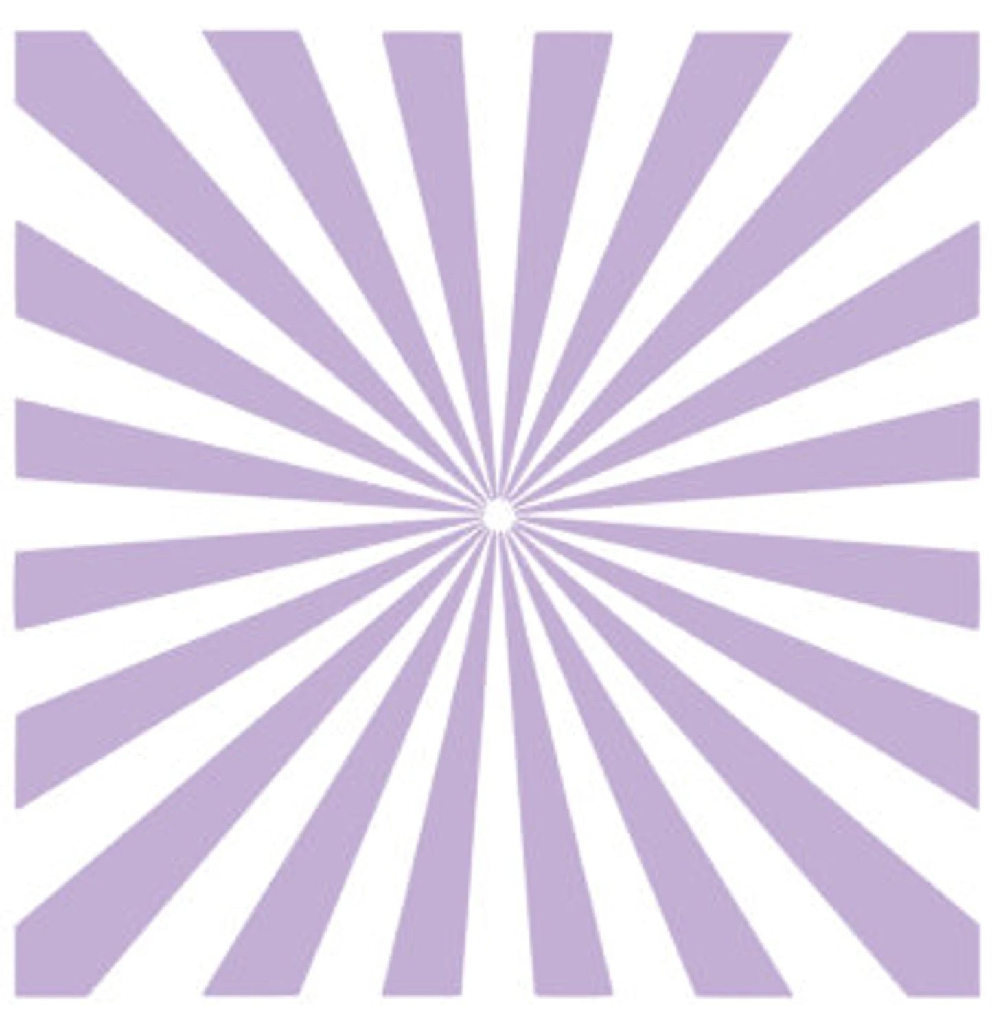 Sunburst Cookie Stencil