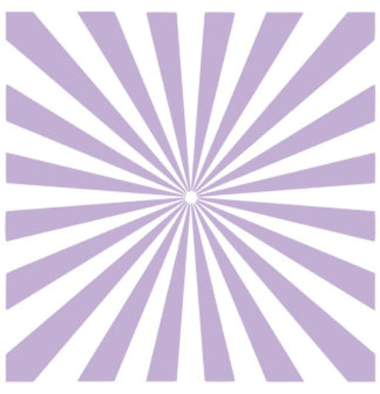 Sunburst Cookie Stencil