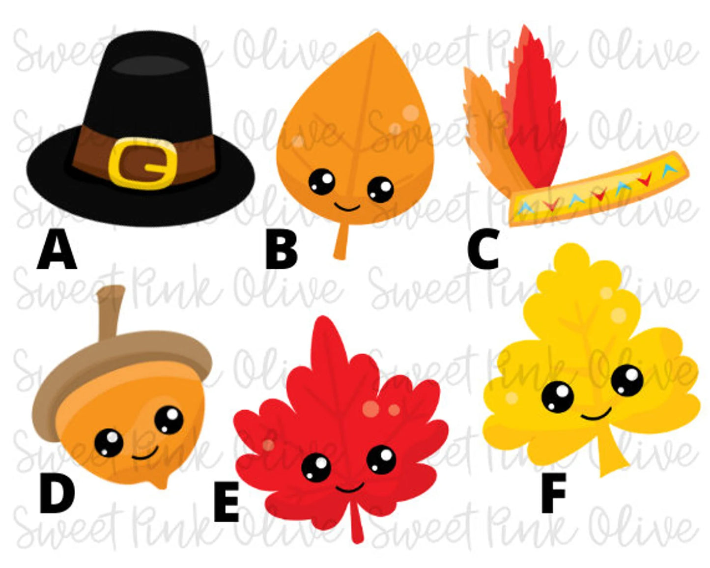 Thanksgiving Cookie Cutter Set #2