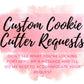 Miss to Mrs Cookie Cutter / Stencil