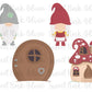 Gnome Cookie Cutters Set #2
