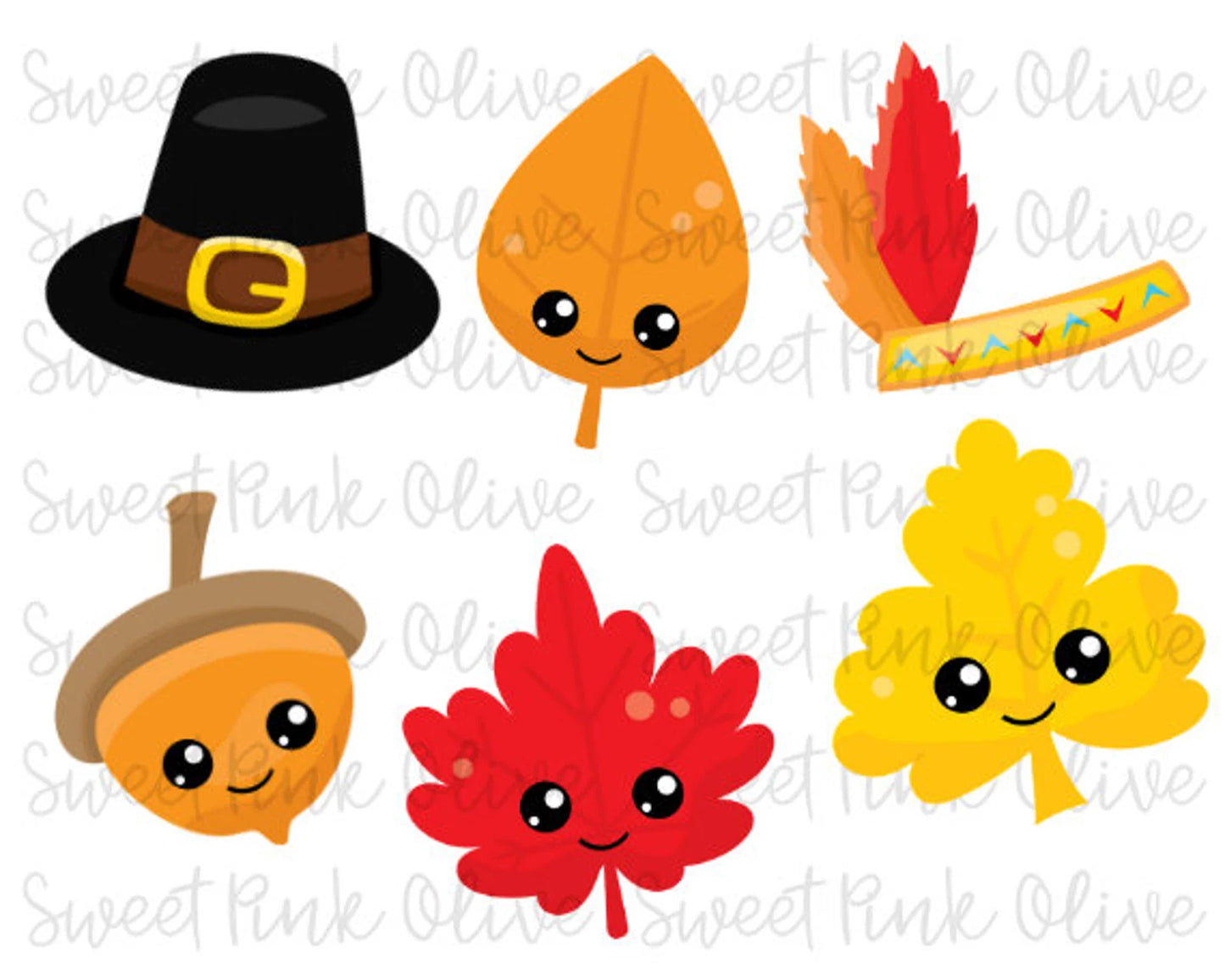 Thanksgiving Cookie Cutter Set #2