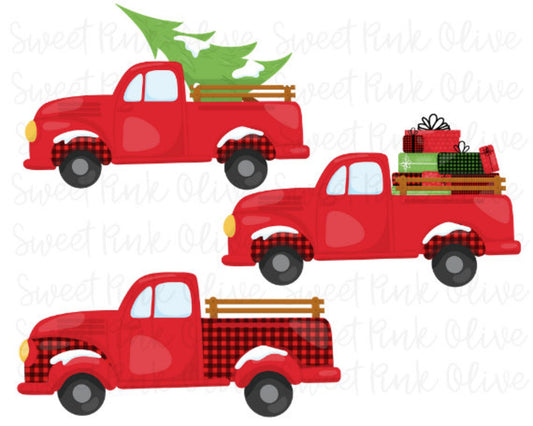 Christmas Vintage Truck, Car