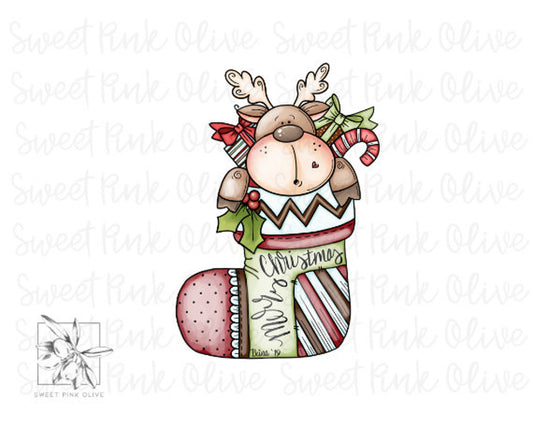 Reindeer in Stocking 5