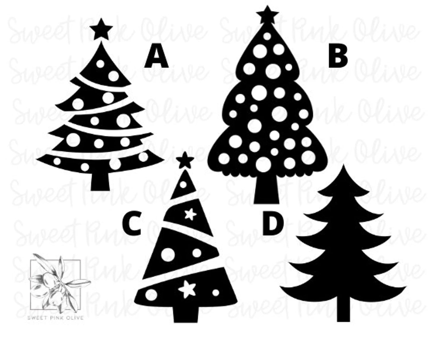 Christmas Tree Set #2