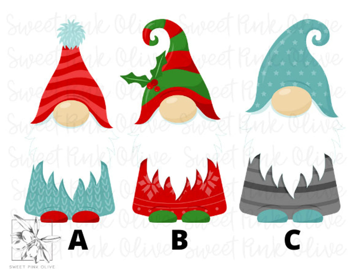 Christmas Gnome Set #3
