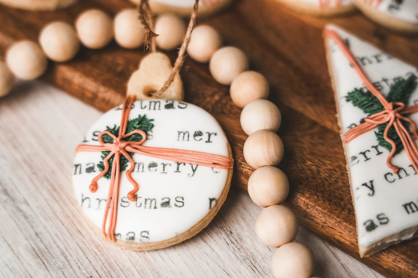 Merry Christmas Typewriter Style Stencil