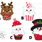Christmas Character Cupcake