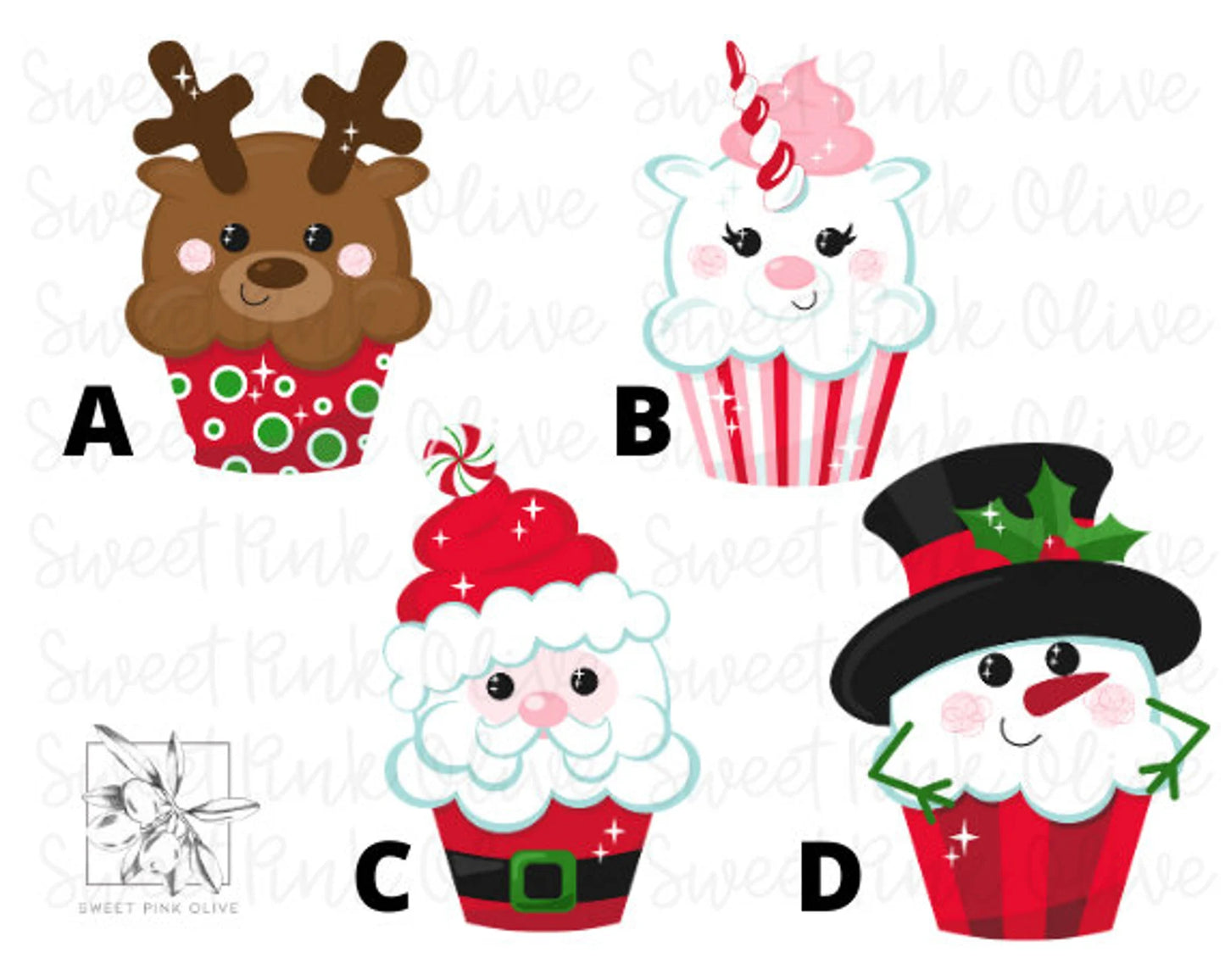 Christmas Character Cupcake