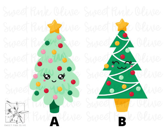 Kawaii Christmas Tree Set #2