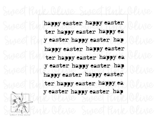 Happy Easter Typewriter