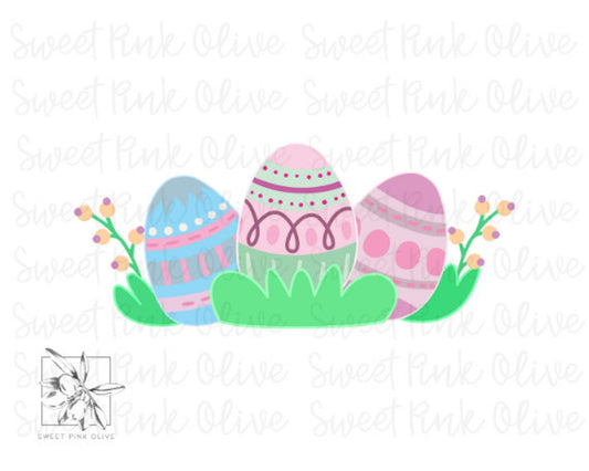 Easter Eggs in Grass