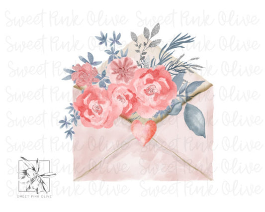 Floral Envelope