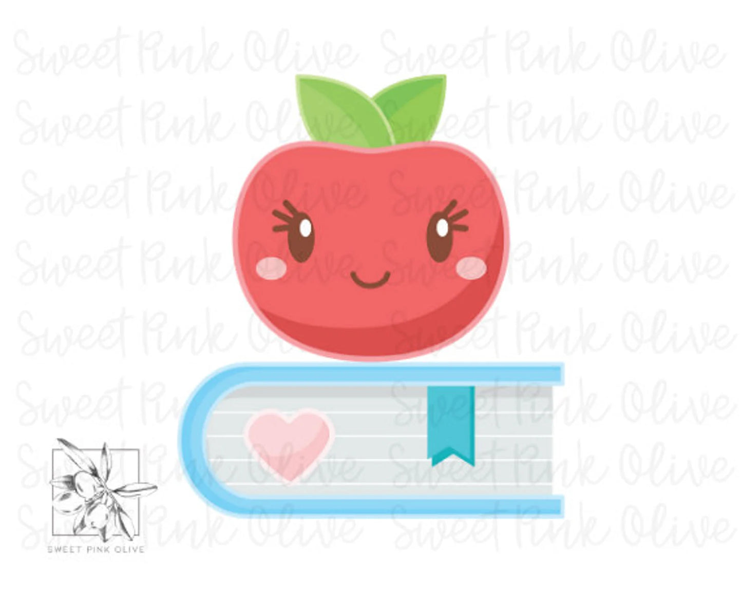 Apple on Top of Book