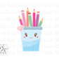 School Pencil Cup