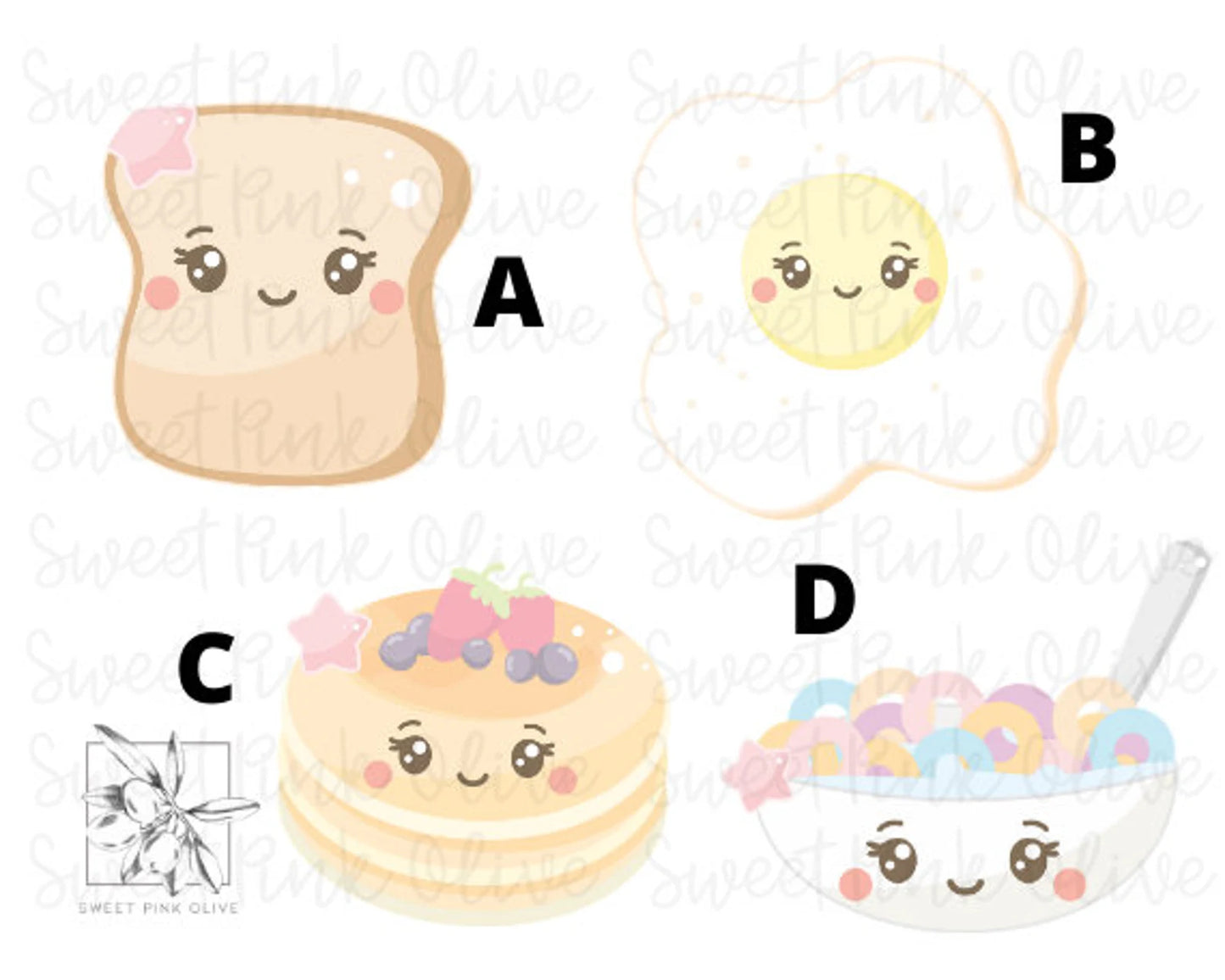 Breakfast, Eggs, Toast, Pancakes and Cereal