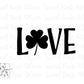 Love with Clover Stencil