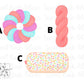 Cute Donut Set #2