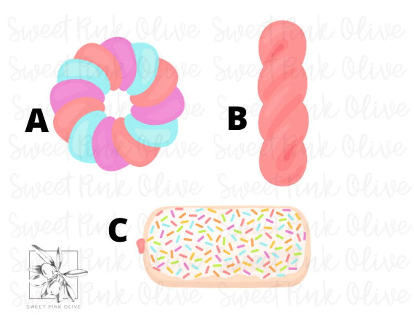 Cute Donut Set #2