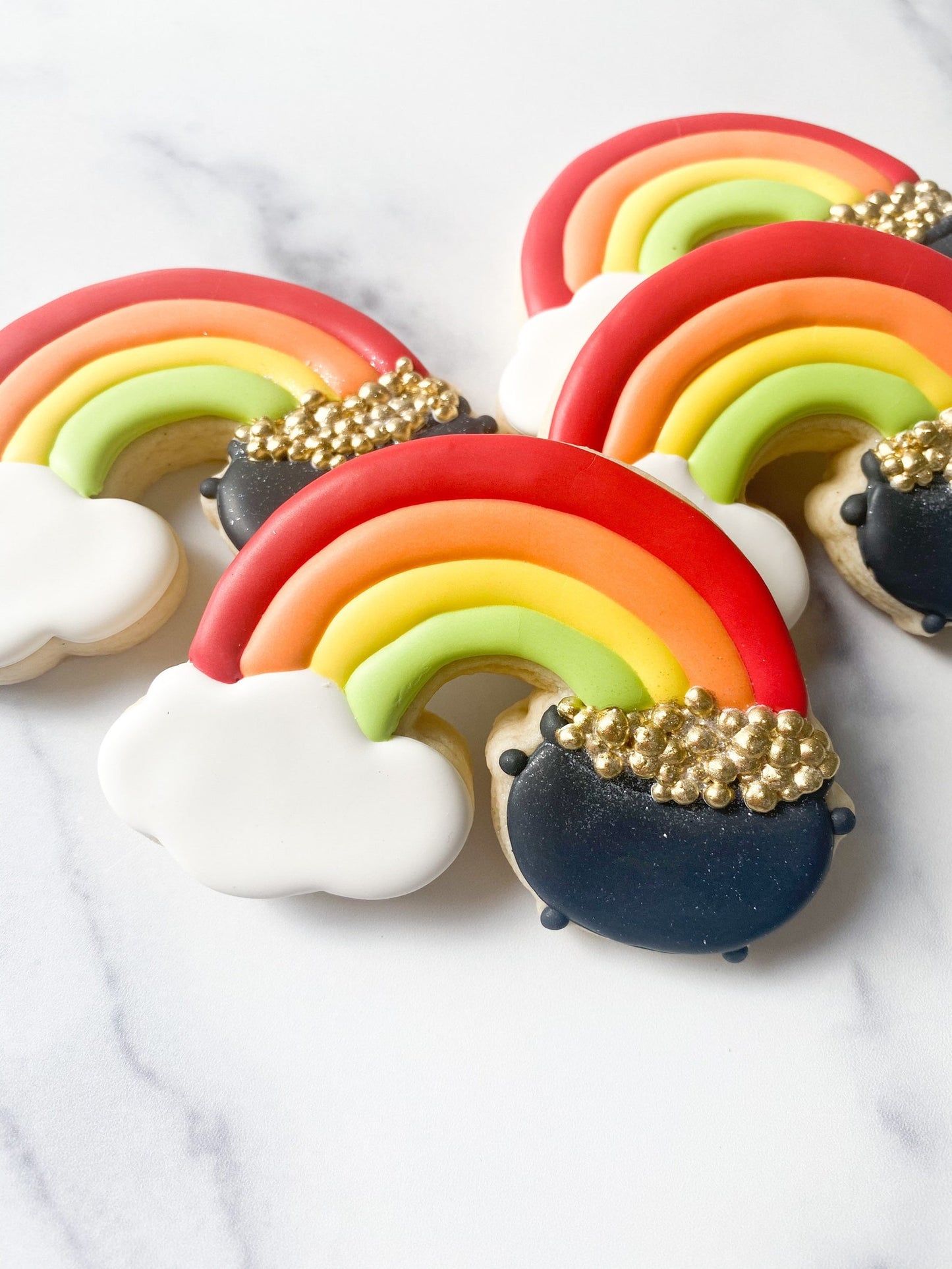 St Patrick's Day Pot of Gold with Rainbow