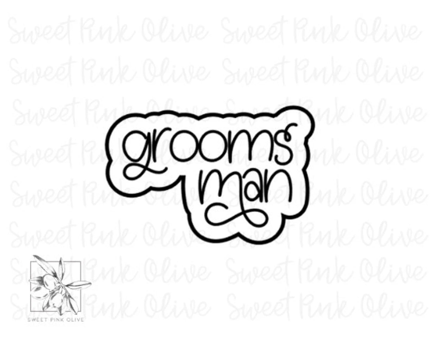 Groomsman 2 Cutter and/or Stencil