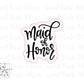 Maid of Honor Hand Lettered Cookie Cutter and/or Stencil