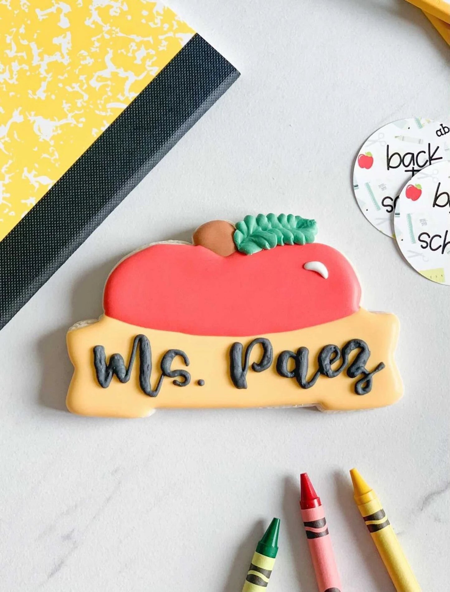 Back to School Apple Plaque