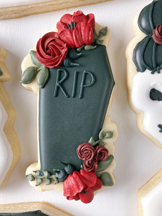 Halloween Floral Coffin Day of the Dead