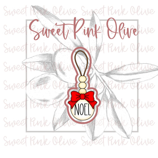 Christmas Beaded Ornament