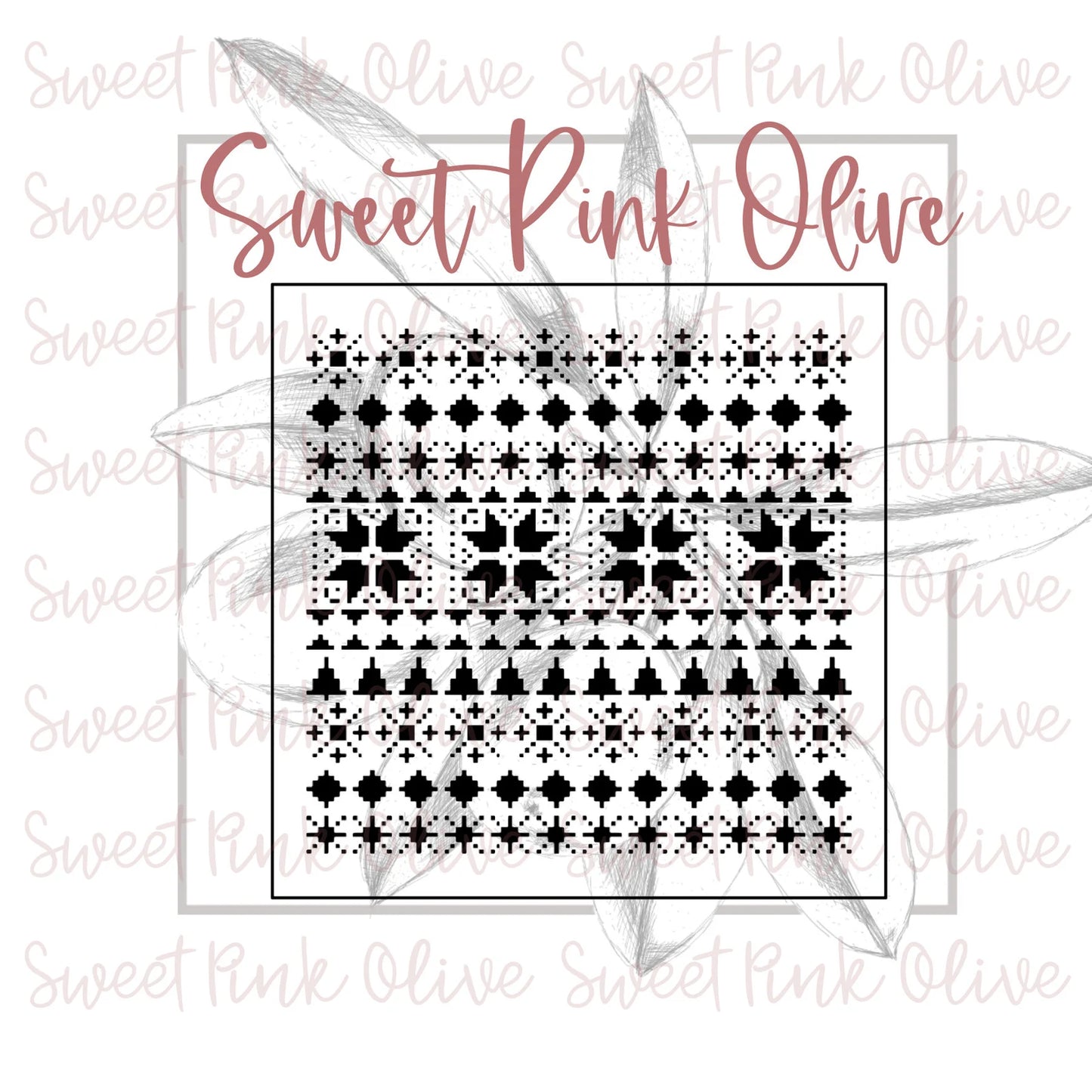 Sweater Pattern 1 Stencil