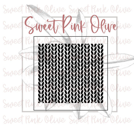 Sweater Pattern 3 Stencil